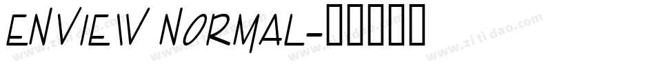 Enview Normal字体转换